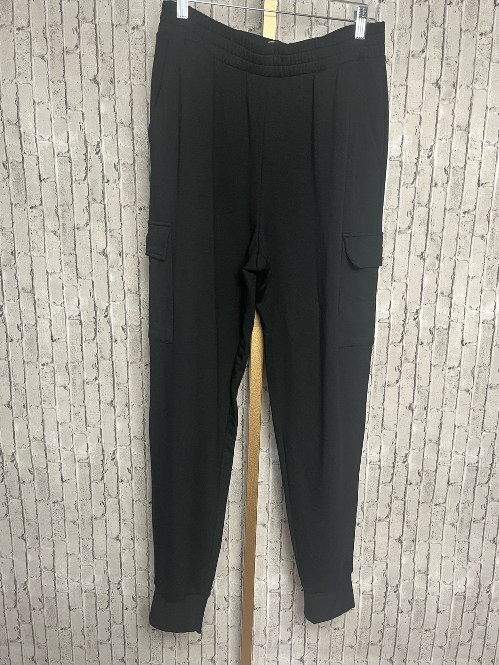 NWT Gap Sweats Cloud Light Cargo Joggers Black M Tall Lounge Athleisure Pant